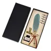 Instituto de Magia Fábrica de Plumas Estilográficas Pluma de Punta de Metal Set de Plumas para Estudiantes Caja de Regalo Set al por Mayor de Plumas de Punta de Metal