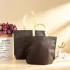 Bolsas de Tote No Tejidas Personalizadas, Bolsas de Compras Gruesas de Colores con Esquinas Diagonales, En Stock con Impresión de Logo, Bolsas Ecológicas Hechas a Medida