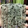 Suministrado directamente por el fabricante: cuentas redondas pequeñas de piedra natural, cuentas de arroz, cristal, turmalina, cuentas redondas de ágata, materiales hechos a mano para DIY, accesorios para pulseras