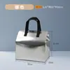 Bolsa Isolante Descartável Não Tecido para Levar Chá com Leite Café Bebida Sacola de Embalagem Bolsa Isolante Impressão de Logotipo Pronta Entrega Atacado