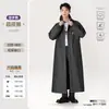 Impermeable Ropa de Abrigo para Adultos Largo Cuerpo Completo Antitormenta Repartidor de Comida en Moto Eléctrica Persona Sola Poncho de Lluvia para Mujer