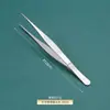 Pinzas de Acero Inoxidable 304 Anti-Yodóforo Pinzas Médicas en Forma de Pistola para Vendajes Arte del Té Herramientas para Jardinería Acuática Pinzas Espesadas 403