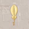Porta de entrada de ferro metal dourado criativo decorativo parede mini gancho único gancho chave roupas gancho