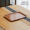 Plato para Escupir Huesos con Veta de Madera Hogareño Mesa de Comedor Pequeño Cuadrado Plato para Escupir Plato de Basura Mesa de Centro de Sala de Estar Semillas de Melón para Snacks Plato de Plástico