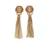 Pendientes de Aleación de Cobre para Mujer con Estilo Retro Francés, Diseño de Nicho, Temperamento Elegante de Gama Alta, Transmisión en Vivo Transfronteriza de Segunda Mano