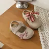 Zapatos Estilo Birkenstock para Niñas con Lazo, Bailarinas de Princesa, Nuevo Estilo Primavera 2026, Mocasines Versátiles Calados para Bebés