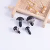 Ojos de crochet negros completos transfronterizos ojos de hilo accesorios DIY oso de peluche juguete de lana ojos de frijol negro