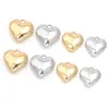 Colgante Corazón de Melocotón Superficie Lisa Corazón CCB con Forma de Corazón Pulsera Hecha a Mano DIY Accesorios para Collar Pendientes Pedrería Galvanizada Transfronterizo