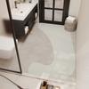 Tapete de Piso de Barro Diatomeas, Tapete Antideslizante para Puerta de Baño, Absorbente de Agua para el Hogar, Secado Rápido, Resistente al Desgaste, Tapete para Pies de Baño con Estampado Geométrico