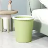 Lixeira Grande Listrada Aberta para Cozinha Doméstica, Sala de Estar, Quarto, Banheiro, Escritório, com Aro para Fixar Sacos