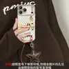 Funda de Teléfono de Muñeca Llorona de Lunares para Apple 17, iPhone 18 Pro Max con Correa, Lindo Dibujo Animado 16, Cobertura Total 15