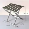 Taburete Plegable Engrosado Pequeño Silla Plegable para Exteriores Silla Portátil de Pesca Picnic Hogar Taburete Pequeño Resistente