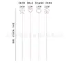 Suporte de Flores de Metal Criativo de 30cm de Comprimento Suporte de Cartões de Arte em Ferro DIY Suporte para Mensagens Suporte para Galhos de Flores Suporte de Cartão de Visitas em Formato de Coração