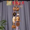 Sonajeros de Semillas y Cáscaras de Frutas, Manualidades Artísticas, Carrillones de Viento Hechos a Mano, Colgantes de Frutas para Plantas, Adornos Colgantes para Mochilas y Coches