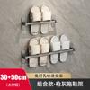 Estante para zapatillas de baño, sin perforaciones, para almacenamiento en inodoro, para colgar en la pared, para puerta, para guardar zapatos, escurridor