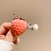 Nuevo Pasador de Pelo de Perla de Fresa para Mujer Lindo Dulce Pinza Lateral Pinza para Flequillo Accesorios para el Cabello de Alta Gama Adornos para el Cabello Nuevo Pasador de Pelo