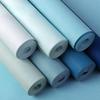 Papel tapiz de fibra larga, liso, de color sólido, no tejido, azul claro, azul claro, no autoadhesivo, para sala de estar, dormitorio, fondo de pantalla Sense