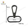 Suministro en stock ropa equipaje accesorios de ferretería diy hebilla de placa de metal aleación denier hebilla colgante de cola electroforesis negro hebilla de perro