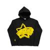 Moletom com Capuz Solto Estilo Harajuku Personalizado Impresso Hip-hop All-match Streetwear Manga Longa Pulôver