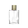 Botella de perfume de vidrio al por mayor de fábrica 60ml bayoneta 100ml botella rociadora hidratante cuadrada plana Botella para tónico