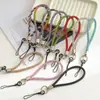 Nueva Cadena de Diamante de 6 mm Cadena de Teléfono Móvil de Diamante de Lujo Accesible Funda para Teléfono Móvil Correa Corta para Muñeca Antiperdida