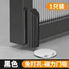 Tapón de Puerta Magnético Fuerte Invisible Anti-Colisión para Puerta de Baño de Cristal, Ultrafino, Sin Taladro, Succión al Piso, Marco Ultrafino