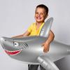 Fábrica personalizado PVC inflable tiburón agua animal marino juguete de tiburón soplo delfín foca perro marino