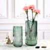 Jarrón de Cristal Estilo Nórdico Contenedor de Flores para Escritorio y Sala de Estar, Simple y Creativo para Flores Secas y Plantas Hidropónicas, Artesanía de Lujo Ligero