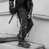 Overol con Tirantes Diablo Moda Masculina Marca Popular Piernas Sueltas Distintivo Calle Moda Coreana Hip Hop Pantalones Hip-Hop