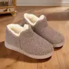 [Dropshipping] Zapatos de Mujer Zapatos de Algodón Calientes con Felpa Zapatos de Mamá Antideslizantes Botas de Algodón para Mediana Edad y Mayores Suela Suave Botas de Nieve
