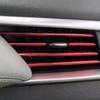 Salida de Aire Acondicionado de Coche Tira Decorativa Suministros Interiores Tira de Color Tira de Clip Tira Brillante Cromado Electrochapado Modificado Parche Cromado Universal