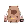 Cartera de Silicona Color Té de Capibara de Venta Caliente Temu Transfronteriza Bolso Pequeño Cruzado de Silicona Superventas de Amazon