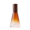 Nuevo Producto Botella Spray de 15 ml Cónica con Fondo Grueso y Tapa de Madera de Bambú, Botella Spray de Niebla Fina para Perfume, Botella de Aceite Esencial Color Té Esmerilado Degradado