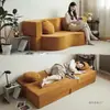 Sofá Perezoso Esponja Pura Sofá Cama Plegable Comprimido al Vacío Sala de Estar Dormitorio Apartamento Doble Uso para Sentarse y Acostarse Sofá Cama Plegable