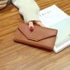 Billetera 2024 Nueva Estilo Coreano para Mujer Moda Distintiva Larga Pequeña Fresca Multifunción Hebilla Estilo Japonés y Coreano Retro Delgada Billetera para Monedas