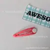 Clip de Sujeción Inferior para Cabello con Gota de 5CM Color Caramelo DIY Clip Rompe-Gota Casero Clip BB Clip Lateral para Niños Base Clip Inferior