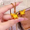 Colgante Antiguo de Oro Gatito Lindo Mariposa Lujo Accesible para Mujer Nueva Chinoiserie Dulce Gato Mariposa Cadena para Suéter Colgante