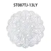 2026 Nuevo Mantel Individual de PVC Hueco Ocho Inmortales Familia Base Estampado en Caliente Impermeable Antideslizante Aislamiento Térmico Mantel Individual Posavasos Venta al por Mayor