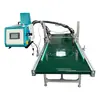 Máquina dispensadora automática de adhesivo termofusible de doble cabezal para líneas de producción, dispensado automático de adhesivo con sensor, equipo de transporte en línea, máquina encoladora de cajas