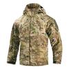 Chaqueta de Caparazón Duro de Segunda Generación Dragon Armor Ropa de Camuflaje para Primavera y Otoño Montañismo al Aire Libre Ciclismo Chaqueta de Camuflaje con Capucha Repelente al Agua a Prueba de Viento