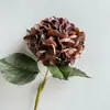 Flores Artificiales con Tacto Realista y Efecto Hidratante, Hortensia para Decoración de Sala de Estar Estilo Europeo, Decoración de Fotografía para el Hogar de Alta Calidad
