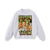 Moletom com capuz com estampa de estrela de hip-hop antigo europeu e americano, resistente à água, com capuz, masculino e feminino, da moda de rua, com capuz e gola redonda