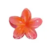 Chegada Nova Prendedor de Cabelo Flor de Ovo Estilo Europeu e Americano Colorido Prendedor de Cabelo Florido Pinça de Tubarão Lateral para Metade da Cabeça Feminina