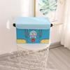 Caja de almacenamiento a prueba de polvo con tapa, caja de almacenamiento de ropa, caja de almacenamiento de tela para el hogar, caja de almacenamiento de escritorio plegable para niñas y estudiantes