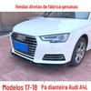 Adequado para 17-18 Audi A4L pá dianteira três seções modificado lábio dianteiro asa cauda pára-choque protetor de canto