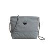2024 Nueva Moda Nylon Bolso Pequeño para Mujer Simple Color Sólido Textil Combinable Bolso de Hombro Cruzado Bolso Sobaco para Mujer