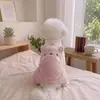 Abrigo de algodón con animales pequeños tridimensionales para otoño e invierno, ropa cálida de cuatro patas para mascotas con correa, mono engrosado con patrones lindos