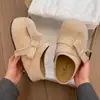 Meias-pantufas Fechadas com Laço e Sola Grossa para Mulheres, Novidade Primavera 2026, Versáteis para Calçar, Estilo Birkenstock com Elevação Oculta de Altura