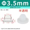 Tampão de Silicone Macio Resistente a Altas Temperaturas com Furo Tampão de Borracha Anti-Colisão Invertido Tampa de Vedação Redonda em Forma de T