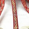 Estilo Étnico Estilo Pastoral Estilo de Año Nuevo Cinta Jacquard Roja Lazo Pasador para el Cabello Accesorios para el Peinado Material de Cinta